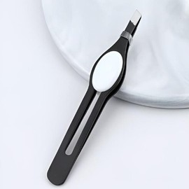 Fine-bristle diagonal tweezers, precision eyebrow and beard tweezers, short hair removal, gray hair, fine hairs / 미세모 사선 족집게 정밀 눈썹 수염 핀셋 쪽집게 짧은털 제모 새치 잔모