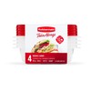 Rubbermaid Takealong 4 Piece Sandwich Storage Set, 4 pk