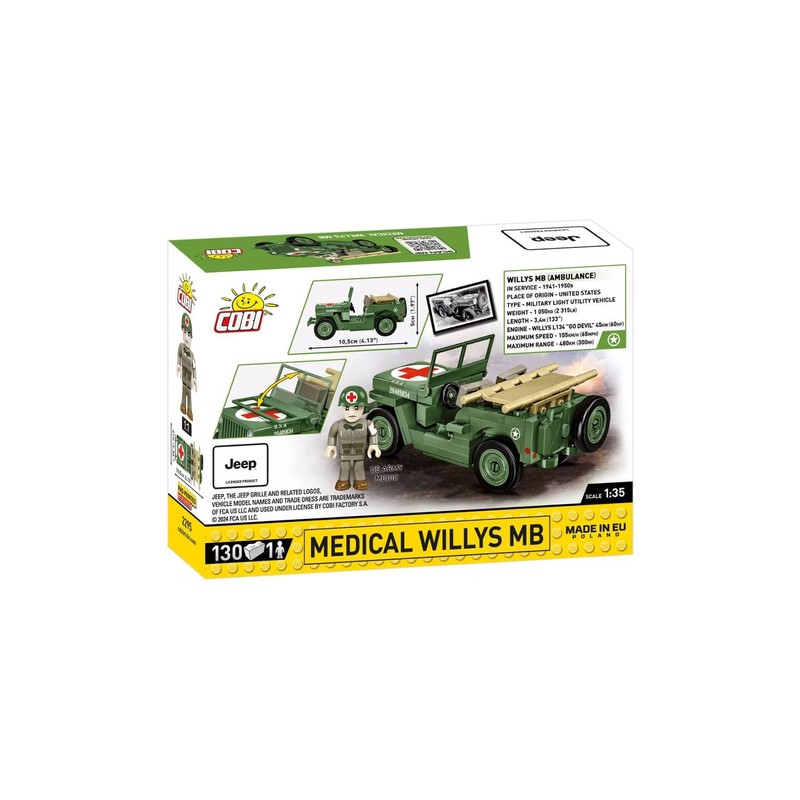 Cobi 2295 Medical Willys MB