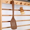 HTB HTB-GC3 Wooden Turner Spatula, Unpainted, 12.2 x 3.0 inches