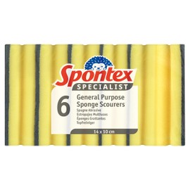Spontex Specialist General Purpose Sponge Scourer (Pack of 6)