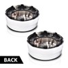 G-PLUS Rear Wheel Chrome Center Hub Caps Compatible with Dodge