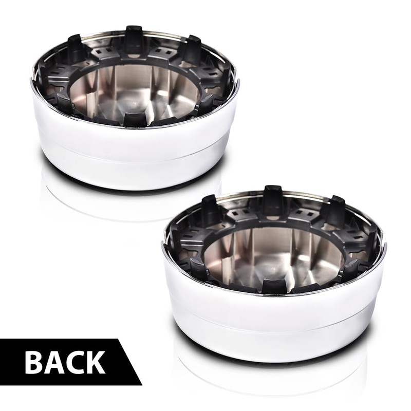 G-PLUS Rear Wheel Chrome Center Hub Caps Compatible with Dodge