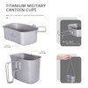 Boundless Voyage Ti2049C Titanium Military Canteen, Titanium Canteen, Hango Soldier