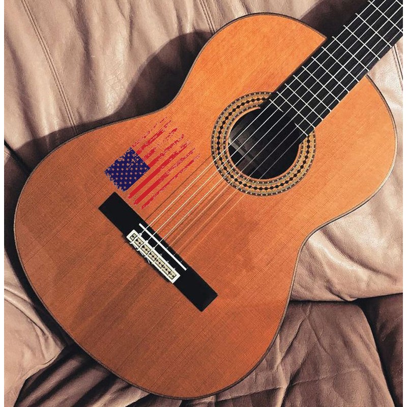 Distressed American Flag Decal Sticker Pack of 5 – Patriotic