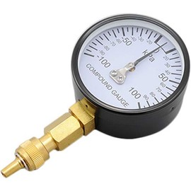 Daytona 98215 Gauge with Valve for 44645 Vacuum Gauge