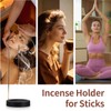 TIHNY 2-in-1 Wooden Incense Stick Holder with Cone Spool, Upside