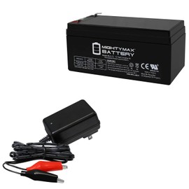 Mighty Max Battery 12V 3.4Ah Compatible Battery for APC Computer Back Up + 12V Charger