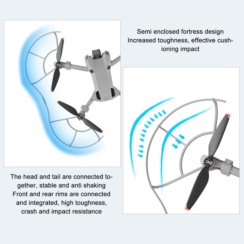 4pcs Propeller Protector Professional Prevents Collision Quick Release Removable Drone