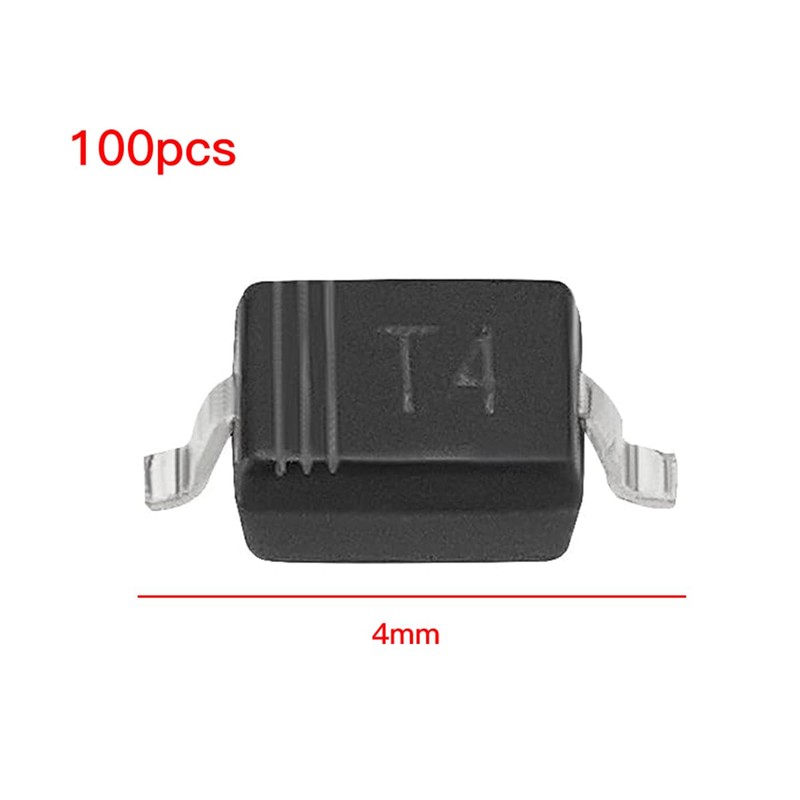 Qury 100Pcs T4 Mount Diode SMD 0805 SOD320 Small Signal