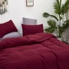 Cottonight Burgundy Comforter Set - Wine Red, Claret Red Comforter,