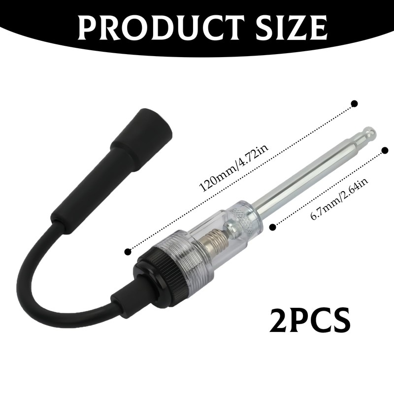 2 Pcs Ignition Spark Testers, Automotive Spark Plug Tester, Engine