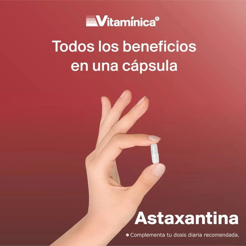 Astaxantina Vitamínica 3 Pack - 90 Cápsulas Para 3 Meses