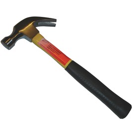 Valley HMFC-16A 16 Oz. Curved Claw Hammer, Fiberglass Handle, Valley