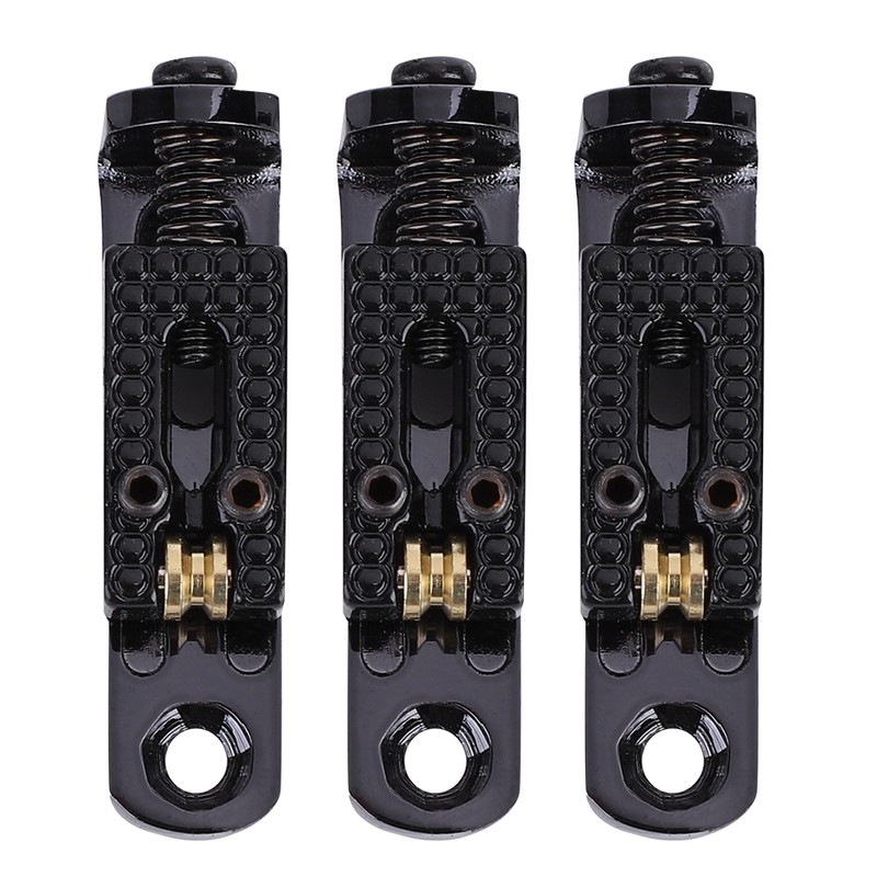3 PCS Single Roller String Bridge 3cm for Guitar Musical
