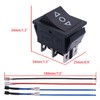 weideer 20A 12V DC Motor Polarity Reverse Rocker Switch DPDT