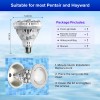 SANSI LED Pool Light 30W RGB Color Changing for Inground