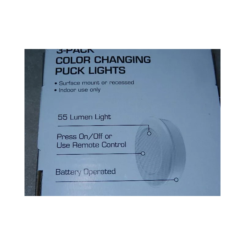 Defiant one new 3-pack Defiant Remote Control LED Color Changing