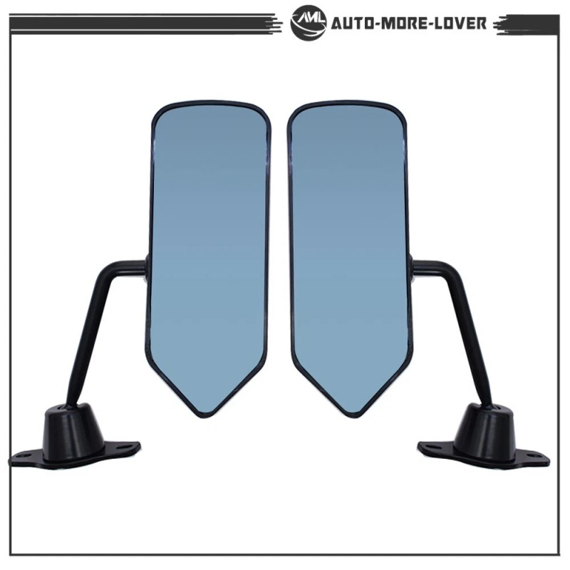 Silscvtt Side Rearview Wing Mirrors F1 Retro Style Racing Universal