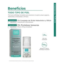 Marti Derm Flash Serum 15ml Ácido Hialurónico Antiarrugas Hidratante                                                                                  