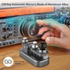 Mini Morse Radio Key CW HAM Send Telegram Double Paddle