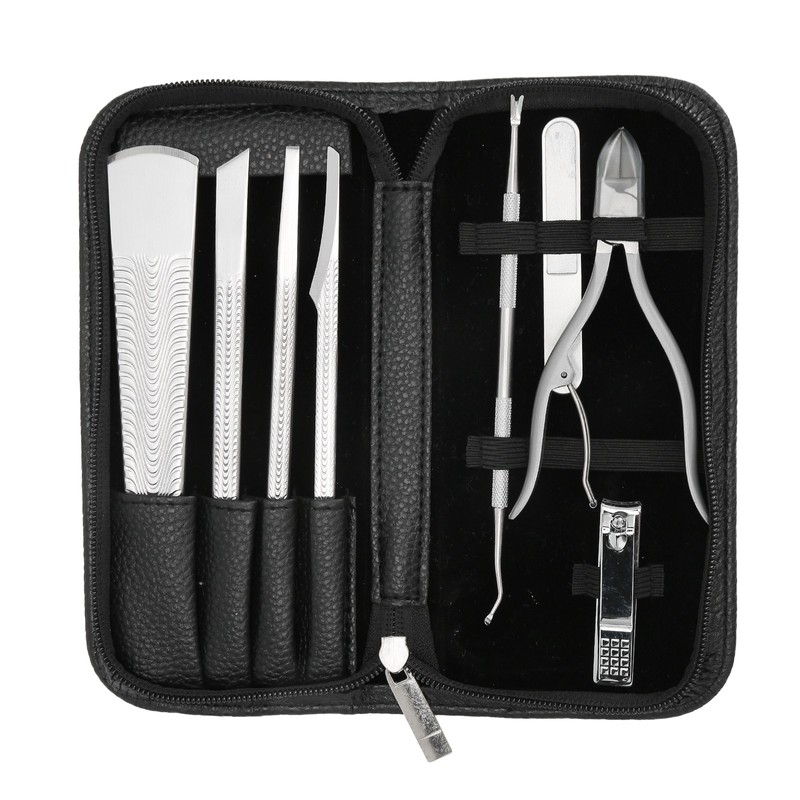 8Pcs Pedicure Knife Stainless Steel Dead Skin Remover Portable Foot