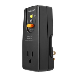 OAONAN GFCI Adapter 15 Amp 3 Prongs Grounded, 5 Years Warranty, GFCI Plug Portable Plug-in Ground Fault Circuit Interrupter to Protect Electric Safety for Pressure Washer, Hot Tub, Air Conditioner