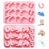 Western Cowboy Ice Cube Mold, Pink Silicone Tray with Horse