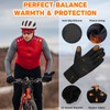 AURUZA Men's Cycling Gloves with 5 Finger Touch Screen, 8