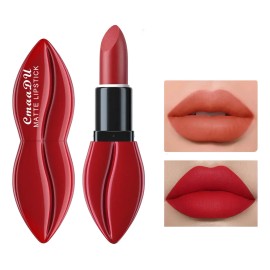 Labial-rojo Labiales Mate Larga Duración A Prueba De Agua