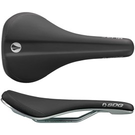 BEL AIR 3.0 GALAXIC LUX-ALLOY RAIL SADDLE Black Microfibre Top/Silver Base