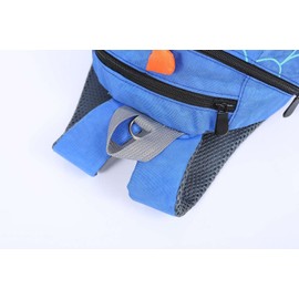 Toddlers Dinosaur Backpack with Safety Harness Leash for Boys Girls (Blue)