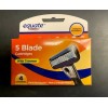 EQUATE 4x Equate Shave 5-Blade W/Trimmer 4 Cartridges Each for