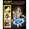 Termitor H4/9003/HB2 Light Bulbs, 120,000LM 18X Ultra Brightness, Pack of
