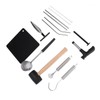 Coconut Opener Tool Set Stainless Steel Coconut Shell Puncher Cutter