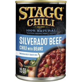 Stagg Silverado Beef Chili with Beans, 15 Ounce (Pack of 12)