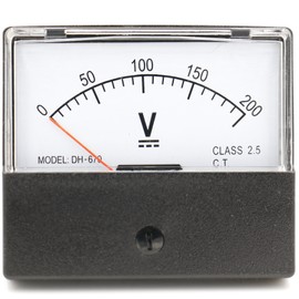 Heschen Analog Voltmeter 670 Style DC 0-200V Class 2.5