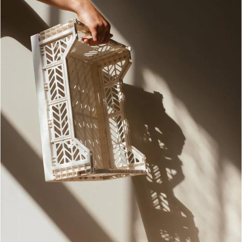 AYKASA Collapsible Storage Bins, Plastic Crate for Storage, Collapsible Crate,