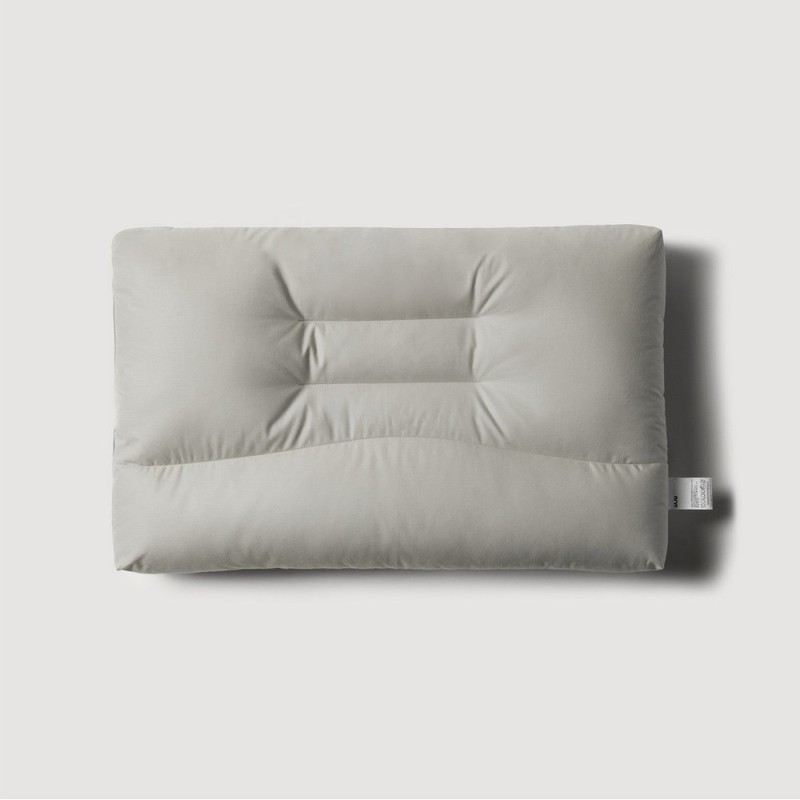 JAJU Cotton Washable Cervical Support Pillow 50x30cm Grey