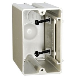 ALLIED MOULDED SB-1 New and Old Work Adjustable Single Gang Electrical Box