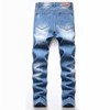 Liuhond Men's Ripped Distressed Destroyed Straight Fit Washed Denim Jeans