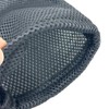 6Pcs 10x15cm/4x6 Inch Black Nylon Mesh Drawstring Bag Pouch String