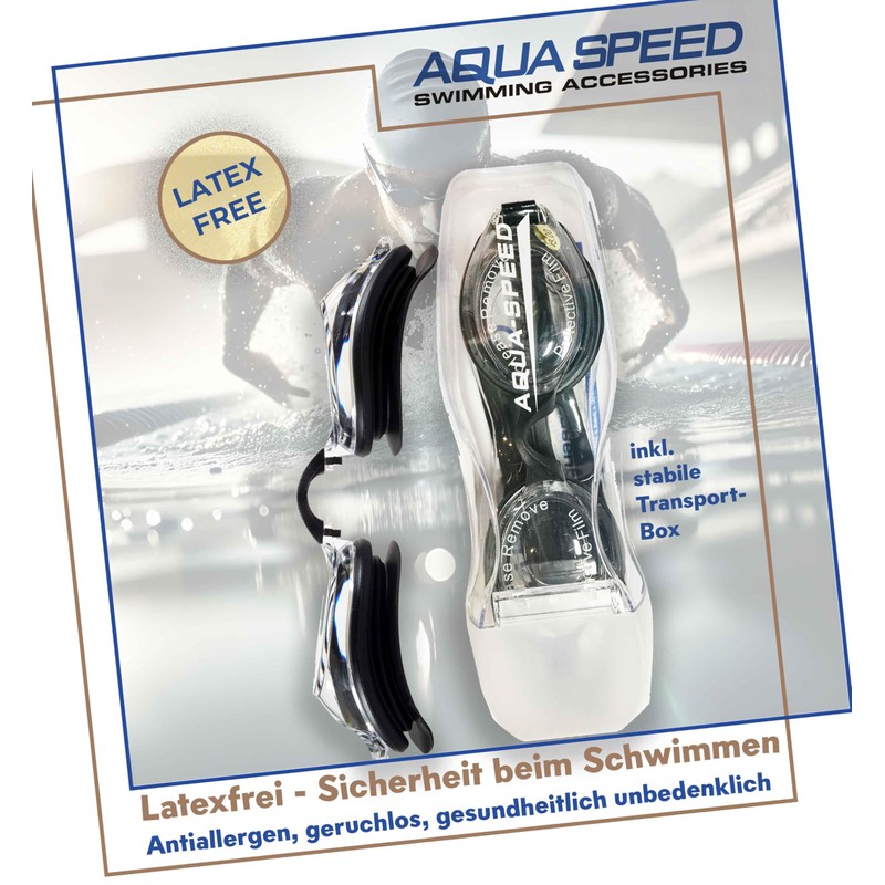 Aqua-Speed Swimming Goggles with Visibility – Lumina – Dioptre for