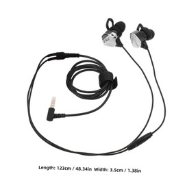 SHOWERORO 1 Set Comfortable Gaming Earphone Multi Use Earbuds with Mic for Computer and Mobile Games High Stereo Sound Suitable for Gamers