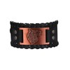 Flongo Leather Bracelet Men's Large Leather Bracelet Men's Bangle Viking
