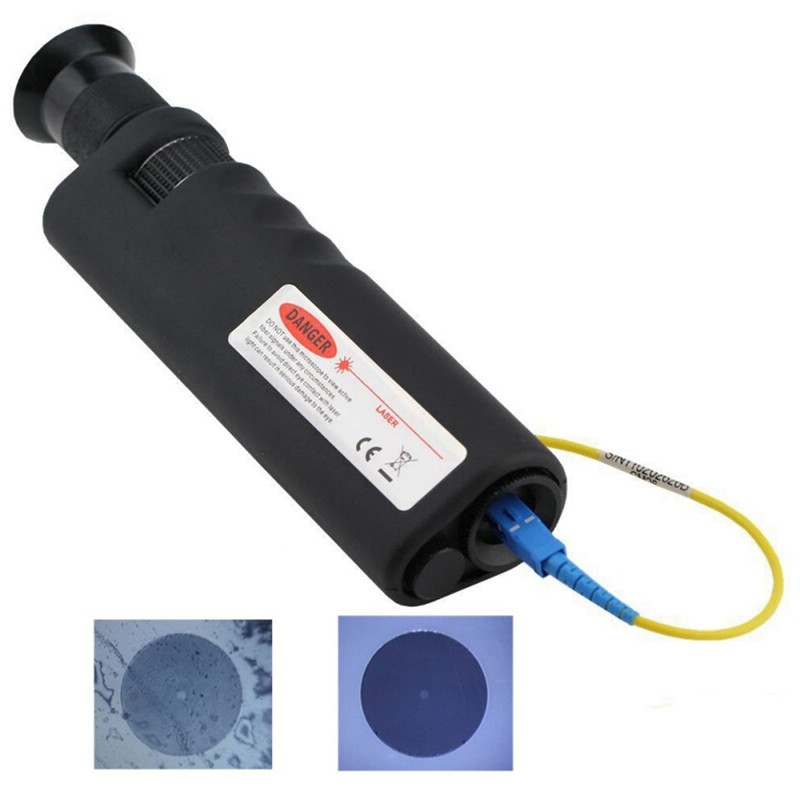Handheld Fiber Optical Microscope End Face Detector Magnifying Glass Diagnostic