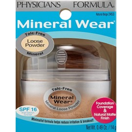 Physicians Formula Mineral Wear Talc-Free Loose Powder, Natural Beige , #2453