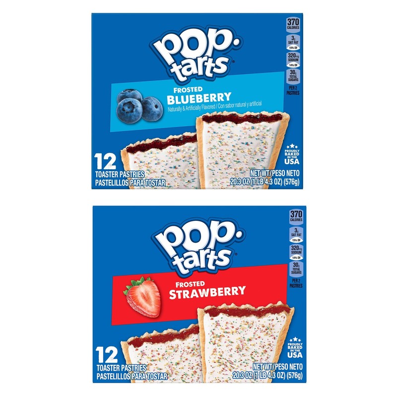 Pop-Tarts Toaster Pastries, Breakfast Foods, Kids Snacks, Variety Pack (5