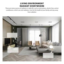 GOWENIC EMF Meter, Digital Electromagnetic Field Radiation Detector, Multifunctional Temperature Electric Magnetic Field Detector with LCD Display for Electric Magnetic Field Inspection