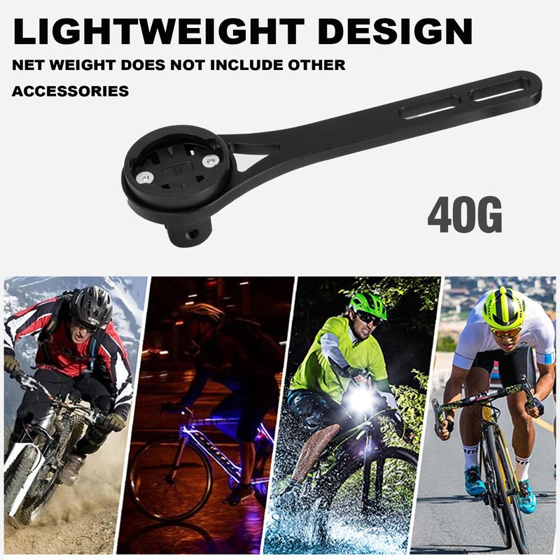Wenbones Integrated Bicycle Computer Mount, Aluminium Alloy Bike Mount Out